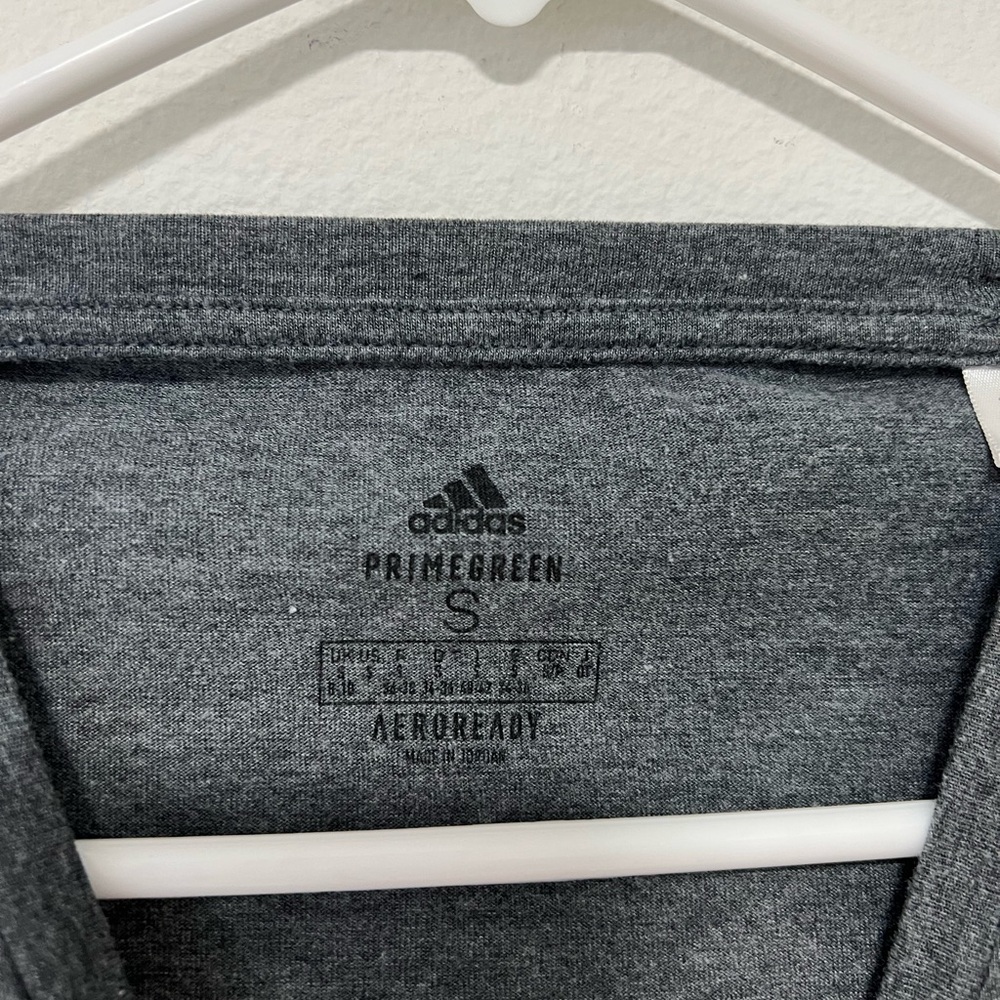 Adidas Women’s Gray PrimeGreen AEROREADY Active Training Tank - Picture 3 of 7